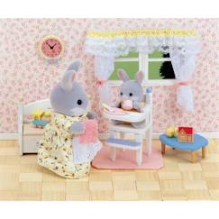 Jouet-Chaise Haute Pour Bébé - SYLVANIAN FAMILIES - Nouveau Design - Garçon et Fille - A partir de 3 ans