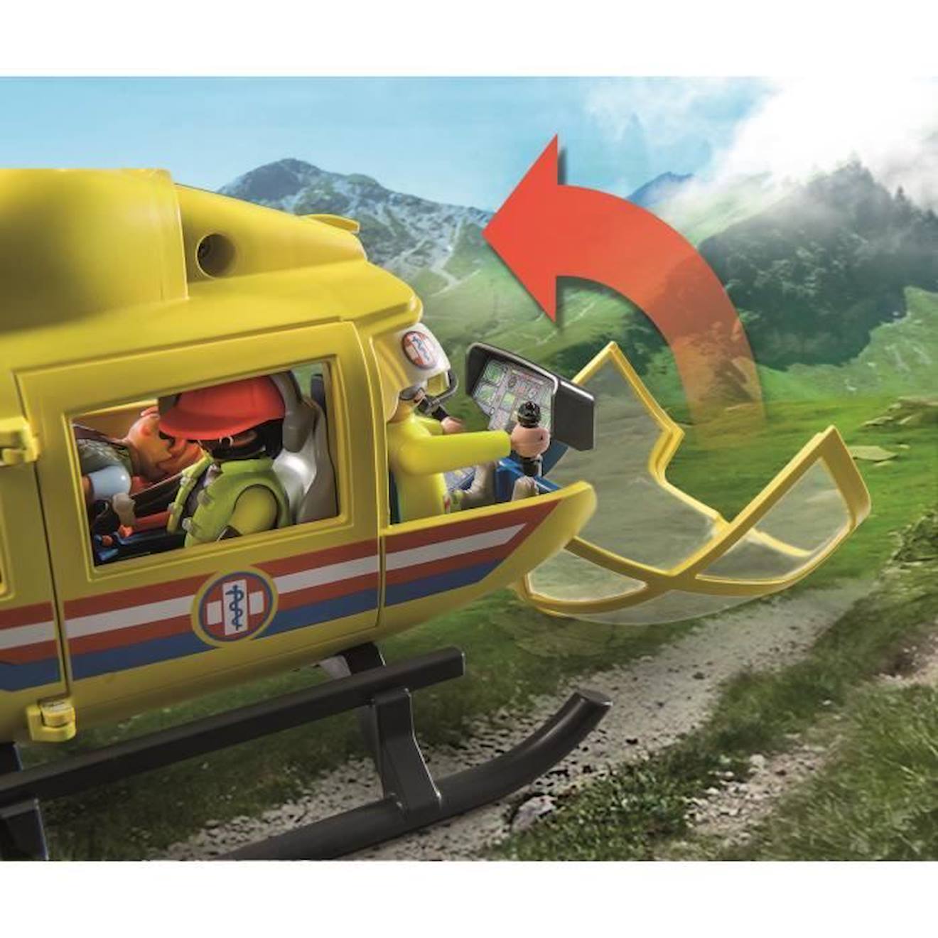 Hélicoptère de secours en montagne Playmobil 5428 - Playmobil