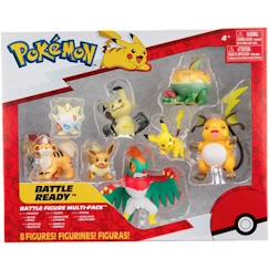 Jouet-POKEMON Pack de 8 Figurines - 5 et 8 cm - 80299 - Contenu du pack aléatoire