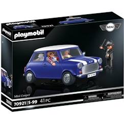 PLAYMOBIL - 70921 - Mini Cooper - Classic Cars avec toit amovible et effets lumineux  - vertbaudet enfant