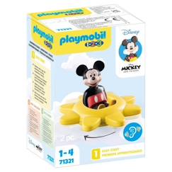 -PLAYMOBIL 1.2.3 - 71321 - Mickey et Toupie soleil - Disney - Pour les tout-petits 18-36 mois