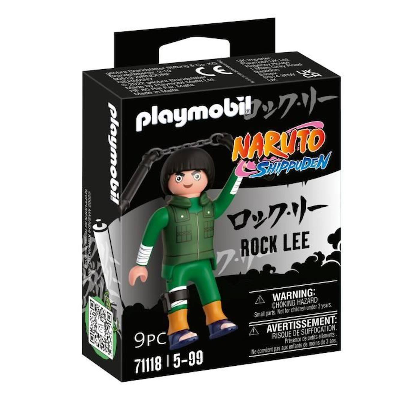 Playmobil - 71118 - Figurine Rock Lee De Naruto Shippuden Vert