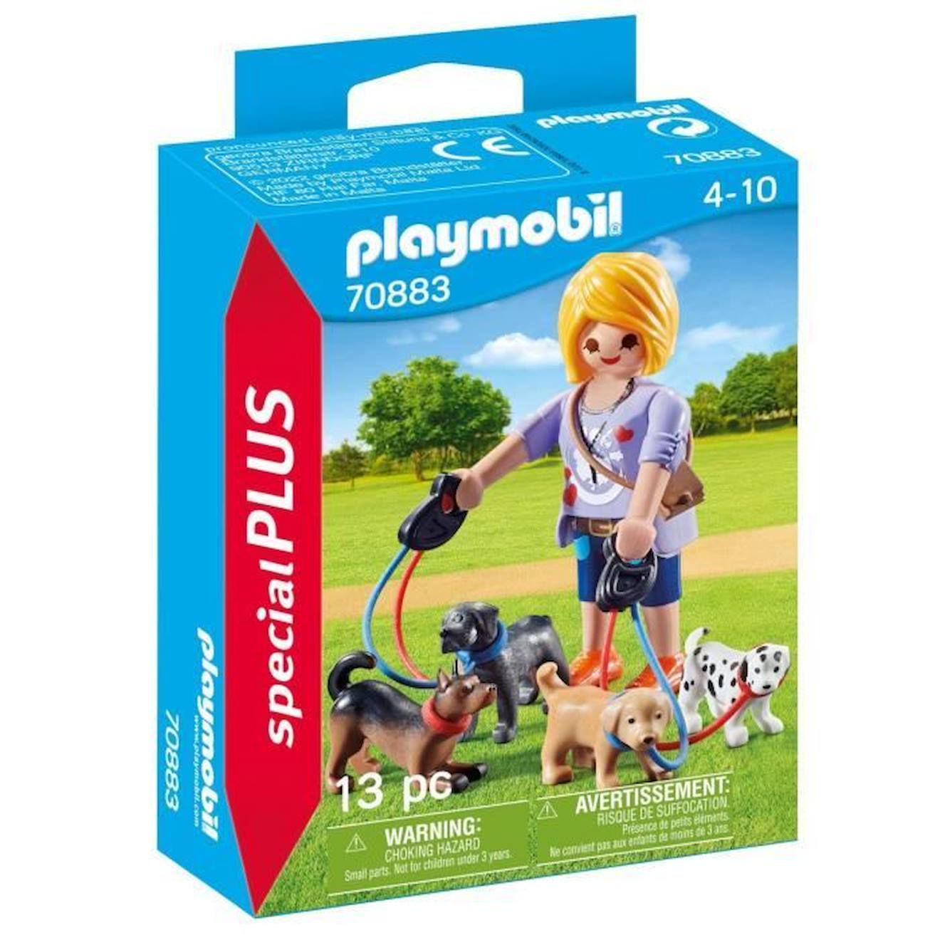 Playmobil - 70883 - Educatrice De Chiens Bleu