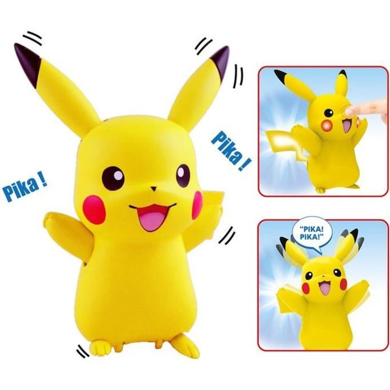 Jeu Interactif My Partner Pikachu De Bandai - 10 Cm - Pour Enfant À Partir De 4 Ans Jaune