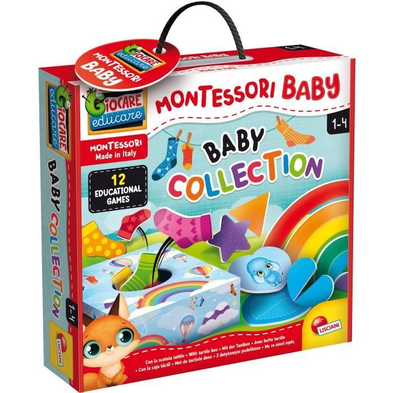 Baby Collection - Jeux D'apprentissage - Basé Sur La Méthode Montessori - Lisciani Bleu