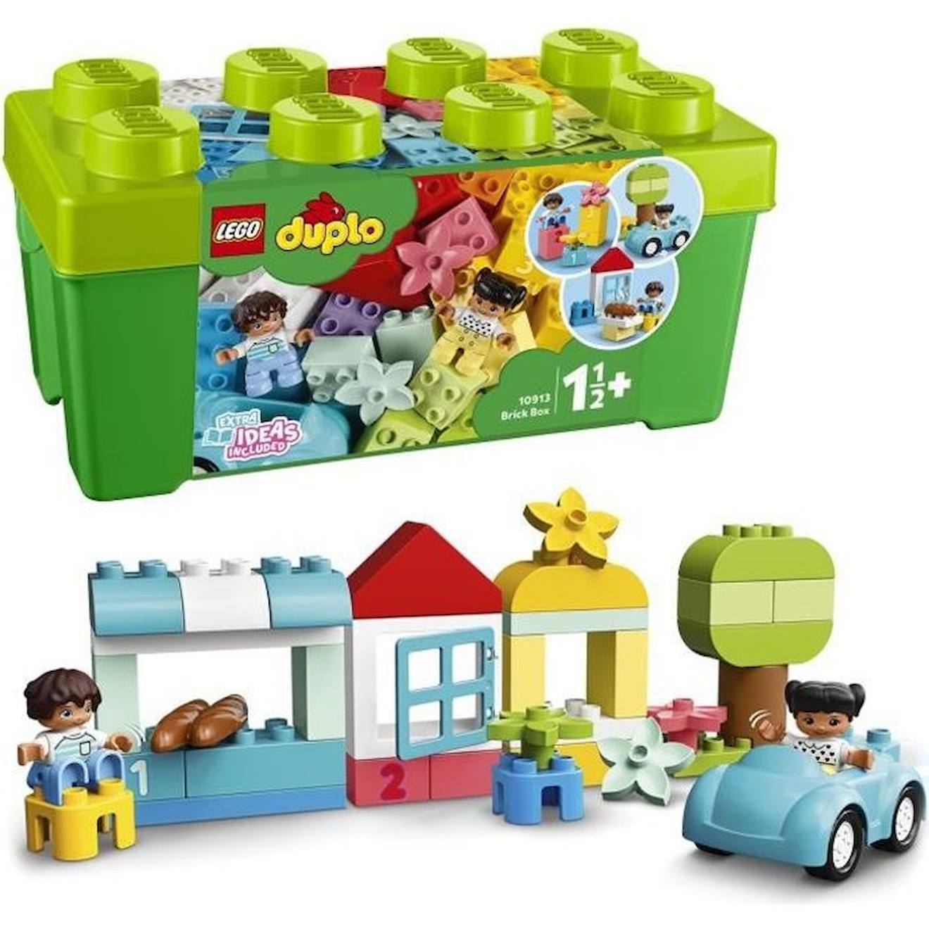Lego® 10913 Duplo Classic La Boîte De Briques Jeu De Construction Avec Rangement, Jouet Éducatif Pou