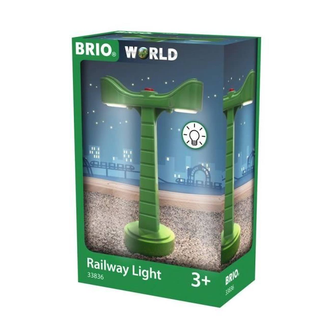 Brio World Eclairage Ferroviaire - Accessoire Pour Circuit De Train En Bois - Ravensburger - Mixte D