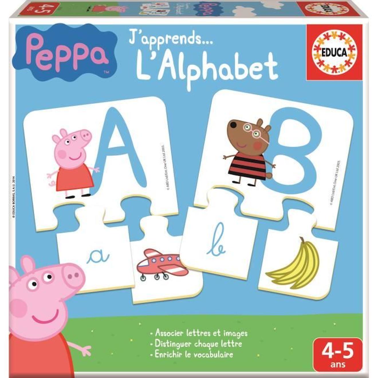 Peppa Pig Abc - Jeu Éducatif Bleu