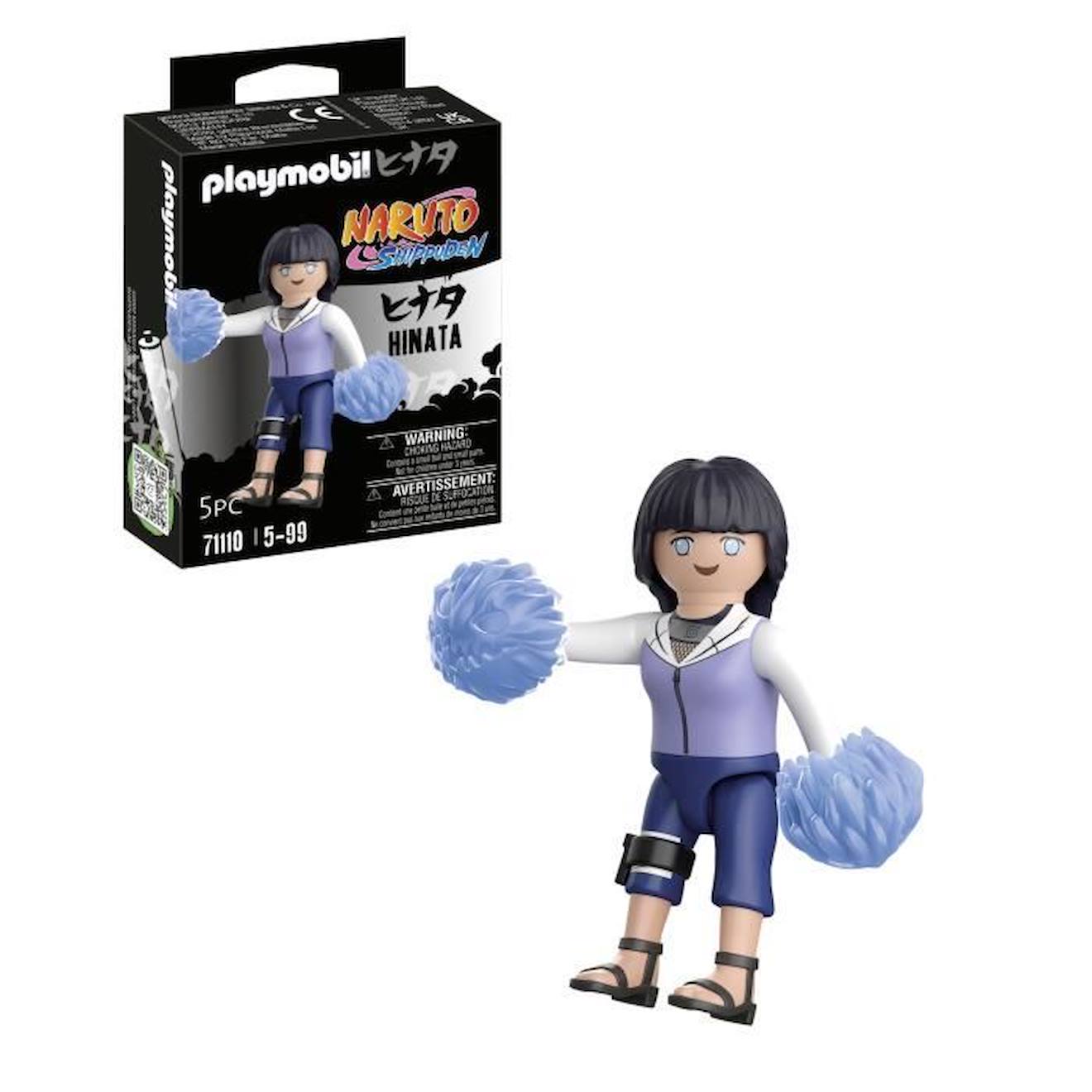 PLAYMOBIL - Naruto Shippuden - Hinata - Figurine de ninja avec accessoires  bleu - Playmobil