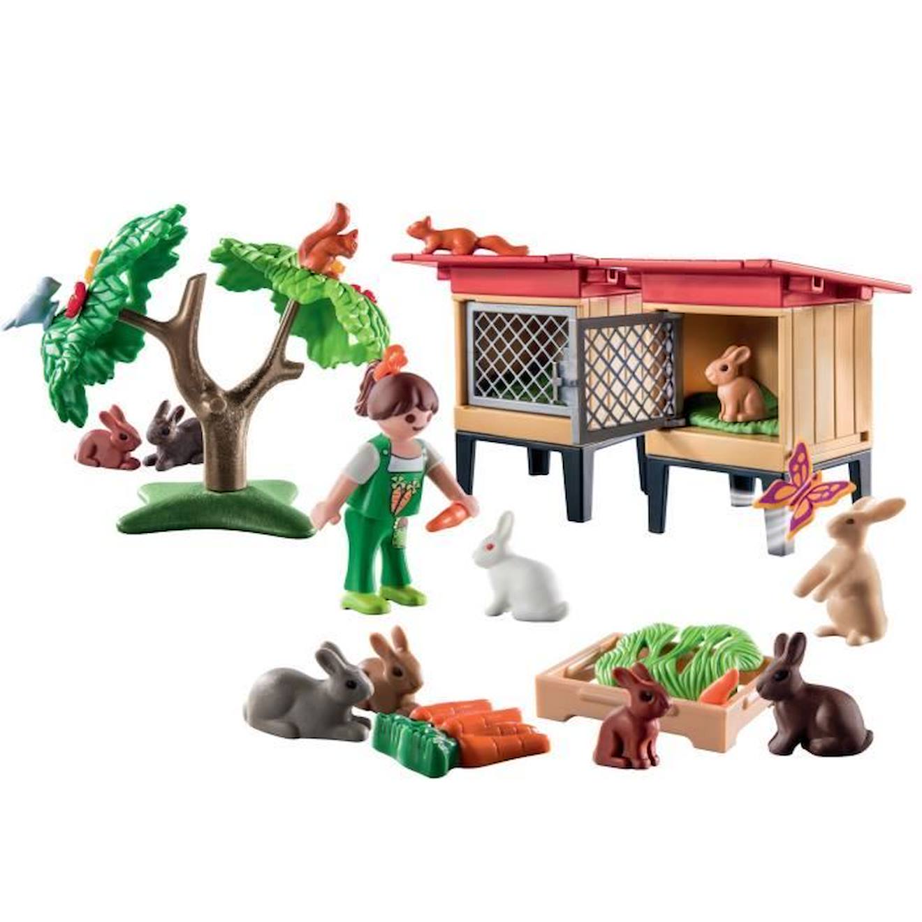 Ferme Playmobil avec petits animaux