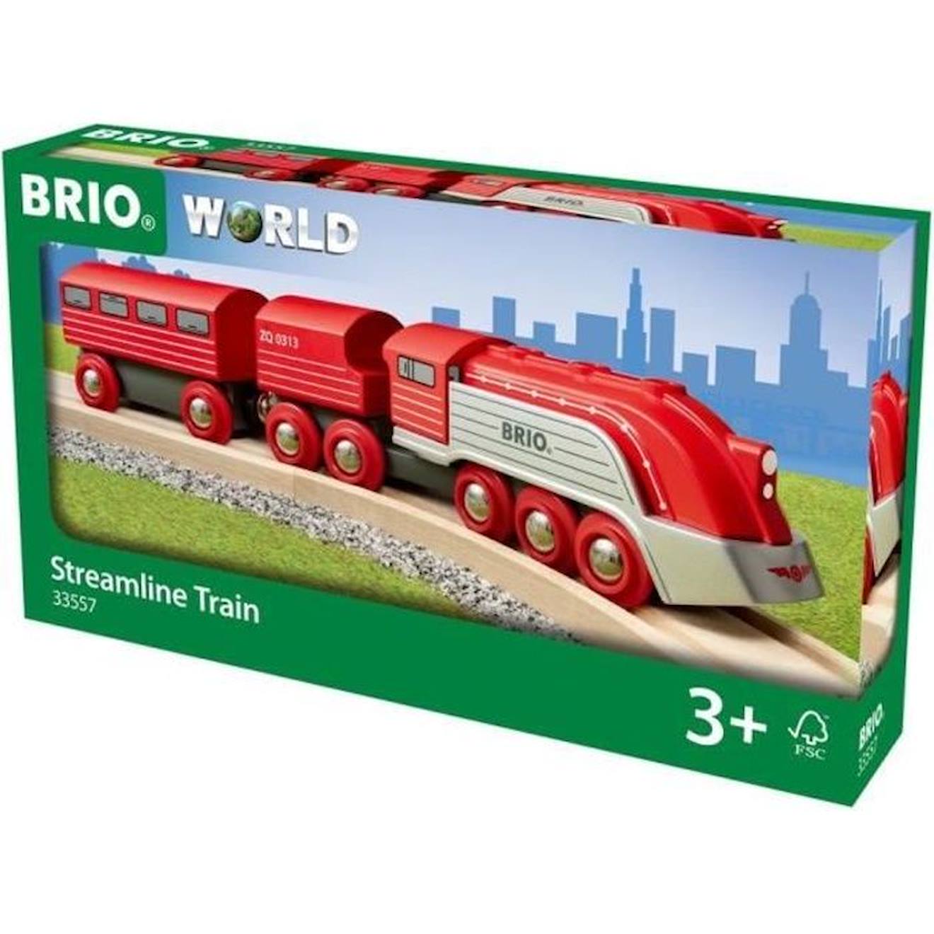 Brio World Train Aérodynamique - Accessoire Circuit De Train En Bois - Ravensburger - Mixte Dès 3 An