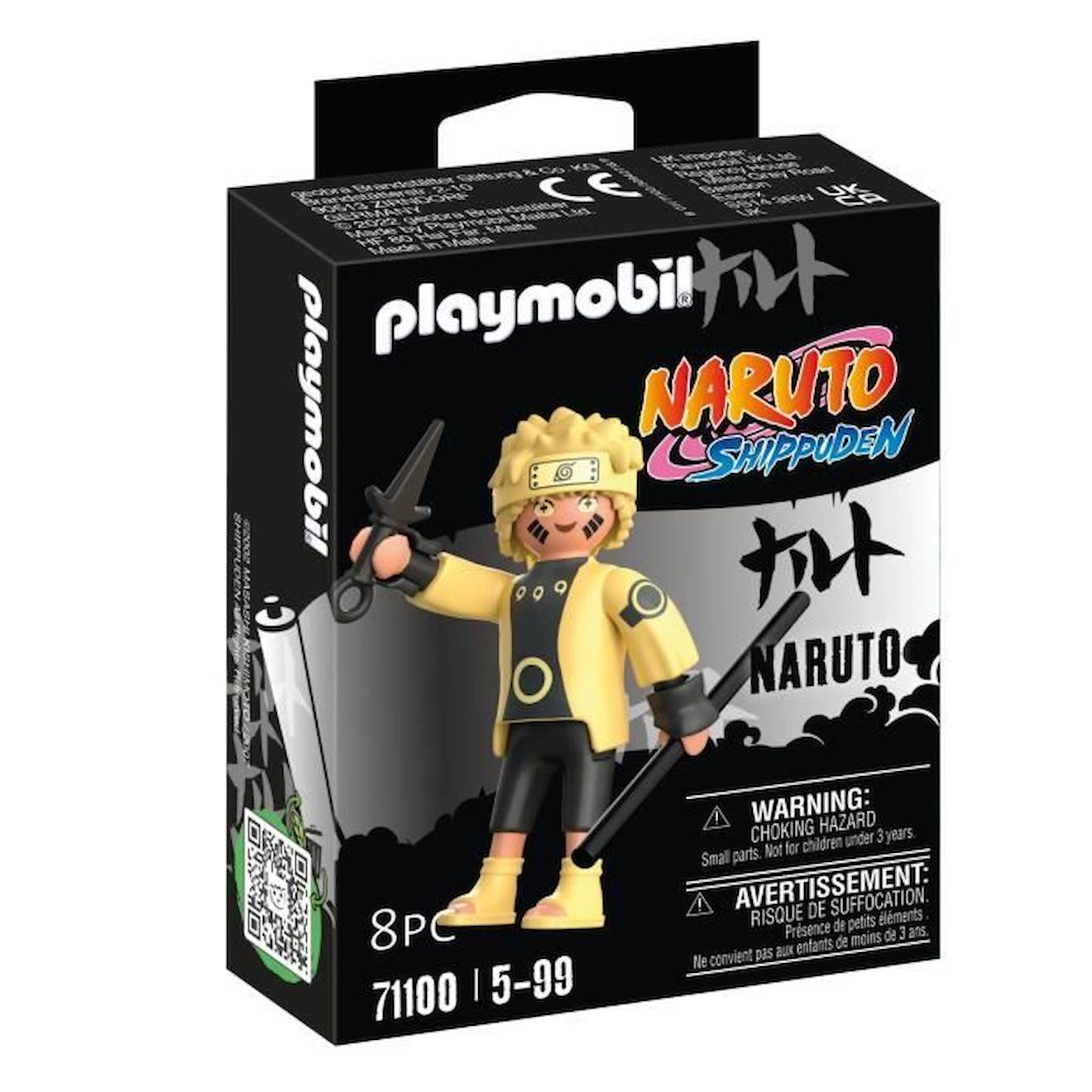 Playmobil - Naruto Shippuden - Naruto Rikudou Sennin Mode - Figurine De Collection Avec Accessoires 