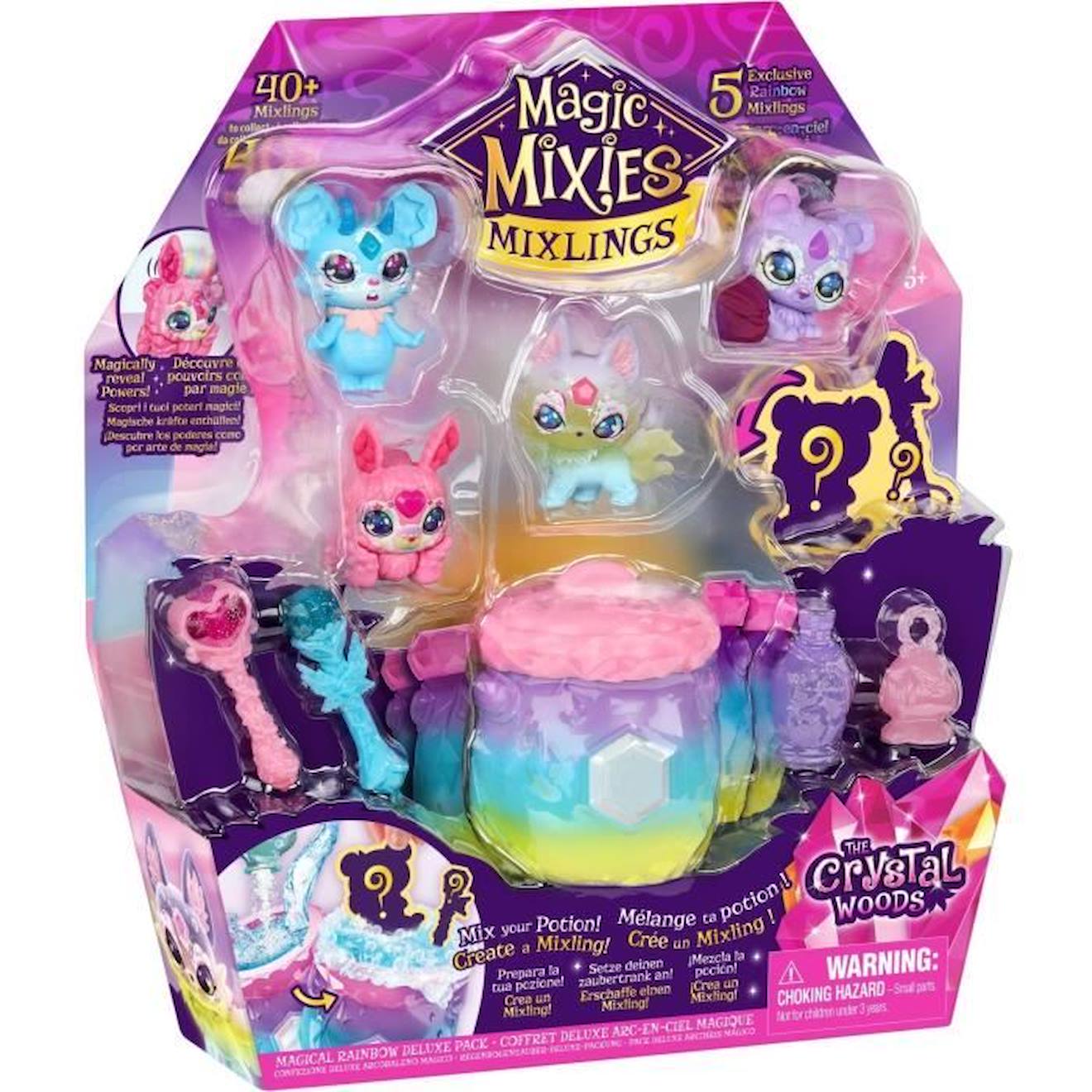 Pack 5 Petits Compagnons Mystères - Mixlings S3 - Moose Toys Blanc