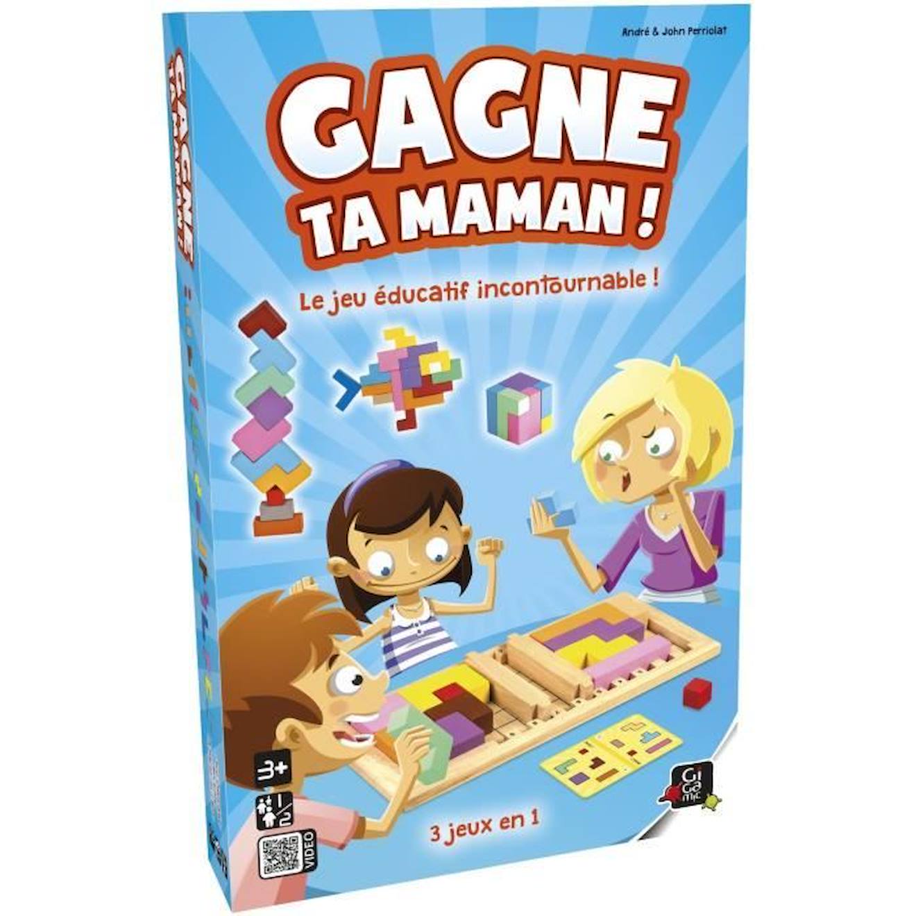 Jeu De Société Gagne Ta Maman ! - Gigamic - Jeu De Réflexion Et Stratégie - Mixte - 3 Ans Et Plus Ve