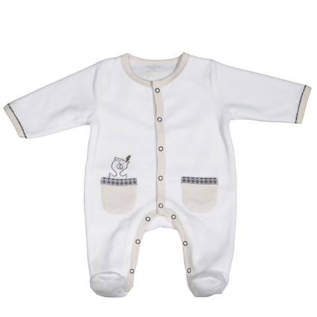 Bébé-Pyjama bébé à  manches longues en velours