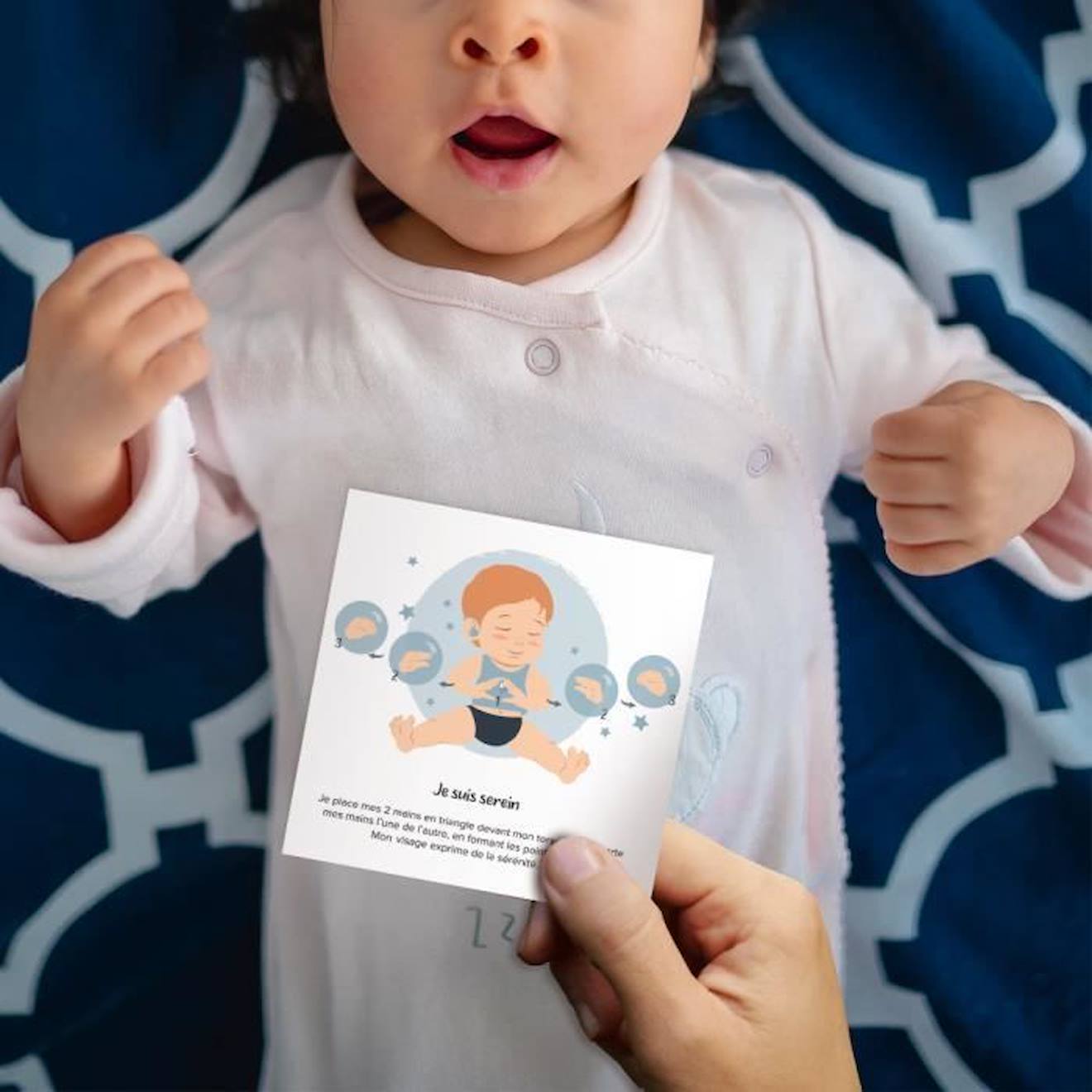 Cartes Bébé Signe - Mes Émotions - L'atelier Gigogne - Apprendre À Signer Avec Bébé Blanc