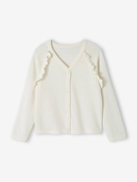 Gilet fille à volants cérémonie  - vertbaudet enfant