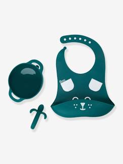 Puériculture-Repas-Vaisselle, coffret repas-Kit repas silicone BABYMOOV First’Isy