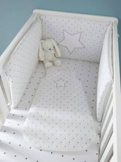 Linge de maison et décoration-Linge de lit bébé-Tour de lit-Tour de lit PLUIE D'ETOILES Oeko-Tex®
