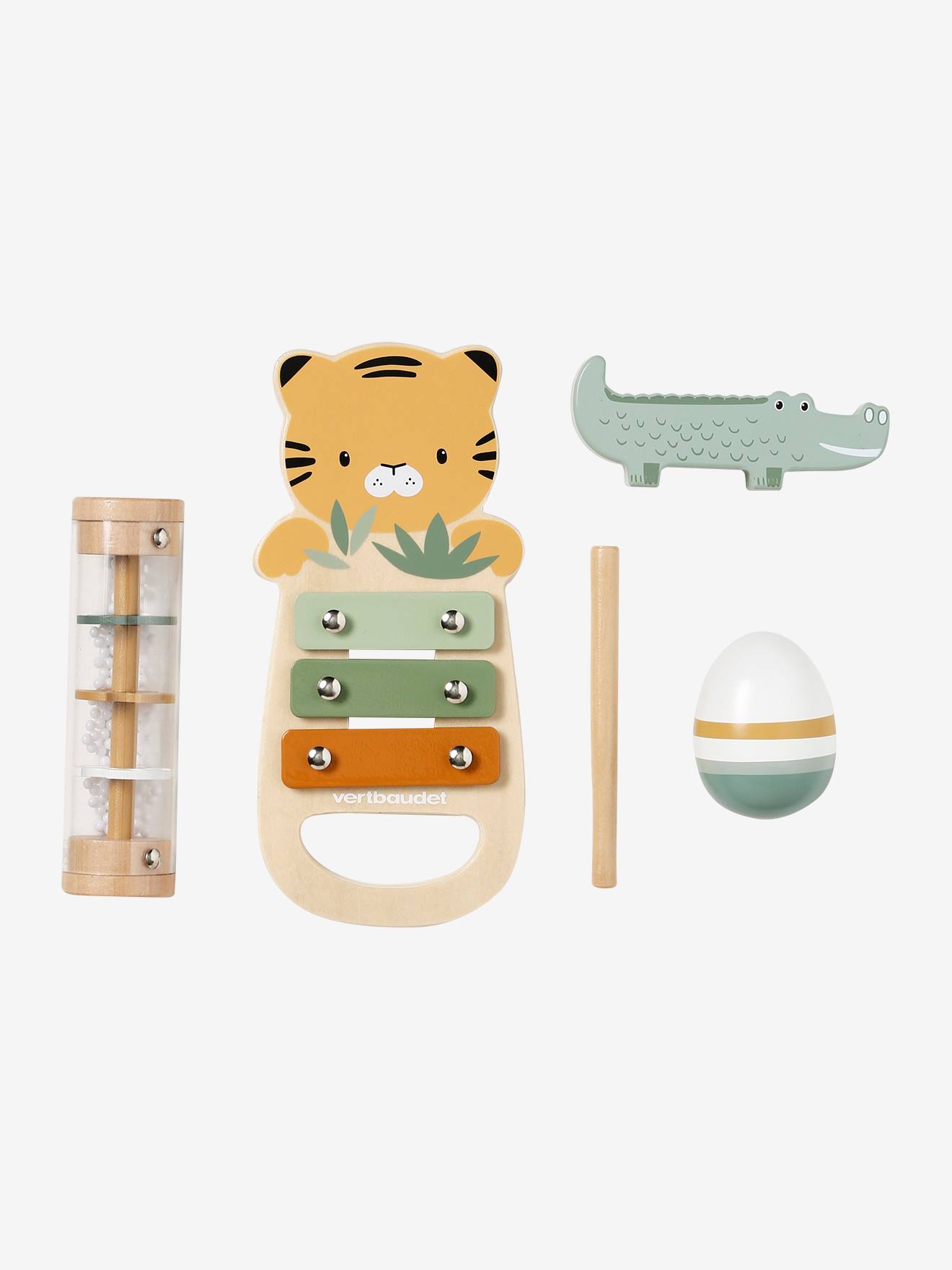 Set d'éveil musical en bois FSC® bois (Vertbaudet) - Image 1
