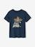 T-shirt motifs graphiques garçon manches courtes bleu ciel+bleu nuit+bois de rose+ECRU+turquoise 5 - vertbaudet enfant 