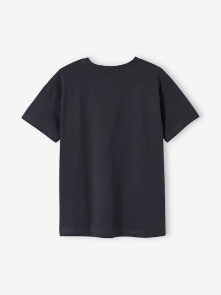 T-shirt motif animalier garçon anthracite+bleu grisé+écru 3 - vertbaudet enfant 