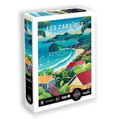 Puzzle 500 pièces - SENTOSPHERE - Les Caraïbes - Paysage et nature - Multicolore - 500-750 pièces  - vertbaudet enfant