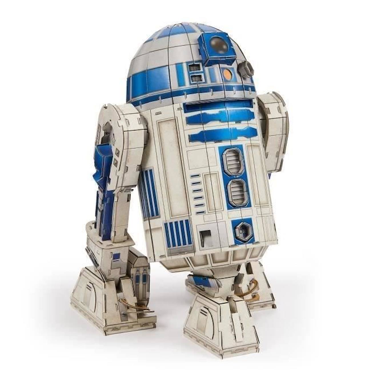 Star Wars - R2-d2 Star Wars - Maquette 4d À Construire - 28 Cm Blanc