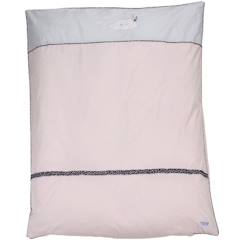 -Housse de couette - Sauthon - Miss Fleur de Lune - 100x135 cm - Coton - Rose