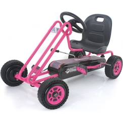 Jouet-Jeux de plein air-Voiture à Pédales - HAUCK - Rose Lightning - 4 roues - Pour Enfant de 4 ans et plus