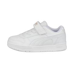 Chaussures-Chaussures fille 23-38-Baskets enfant Puma Rbd Game Ac+Ps - blanc/blanc/or