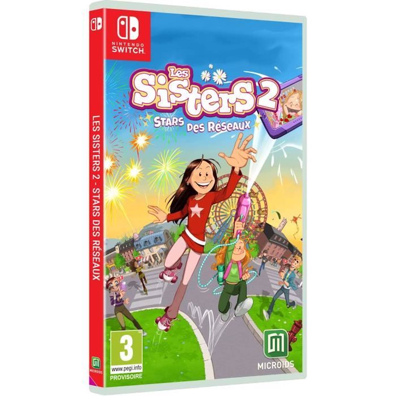 Jeu Nintendo Switch - Les Sisters 2: Star Des Réseaux - Aventure - Microïds Vert