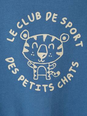 Sweat Bébé En Sherpa Vertbaudet - Manches Longues, Poche Poitrine, Ouverture Pressionnée Dos, 100% Polyester Doux