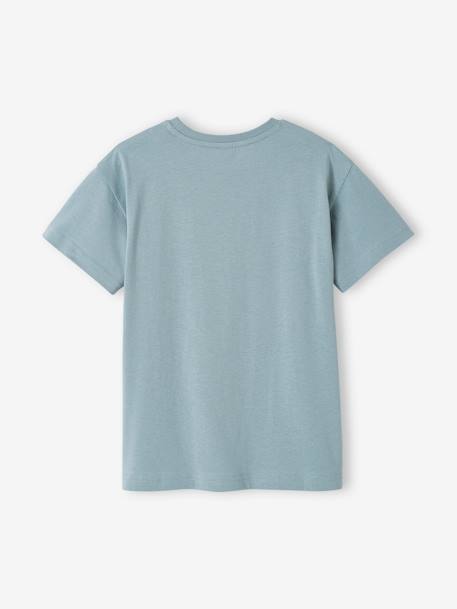 T-shirt motif animalier garçon anthracite+bleu grisé+écru 6 - vertbaudet enfant 
