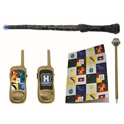 Kit Harry Potter avec talkie-walkie portée 120m, cahier, stylo et baguette magique  - vertbaudet enfant