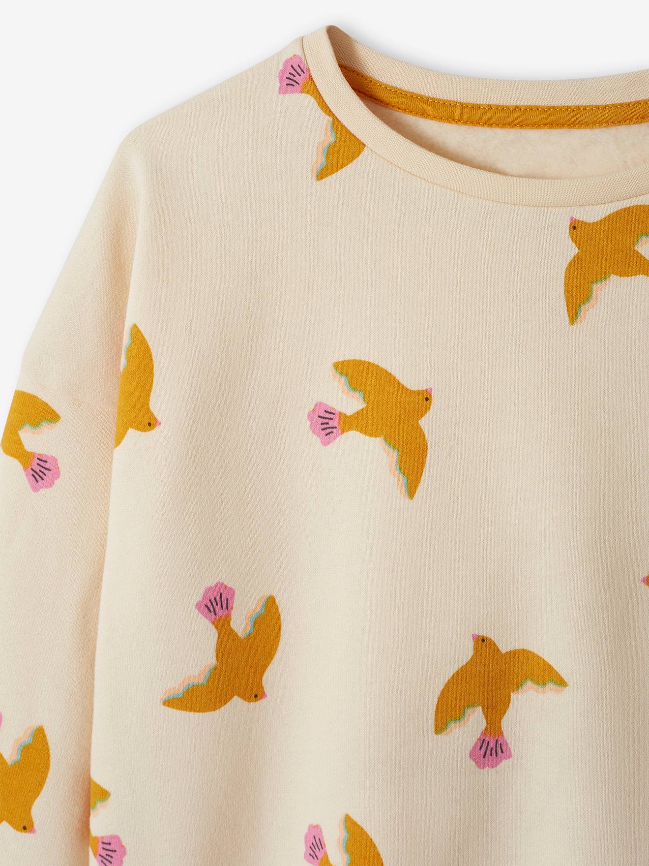 Mini Rodini Sweat à Imprimé Graphique Loch Ness | Blanc | FR