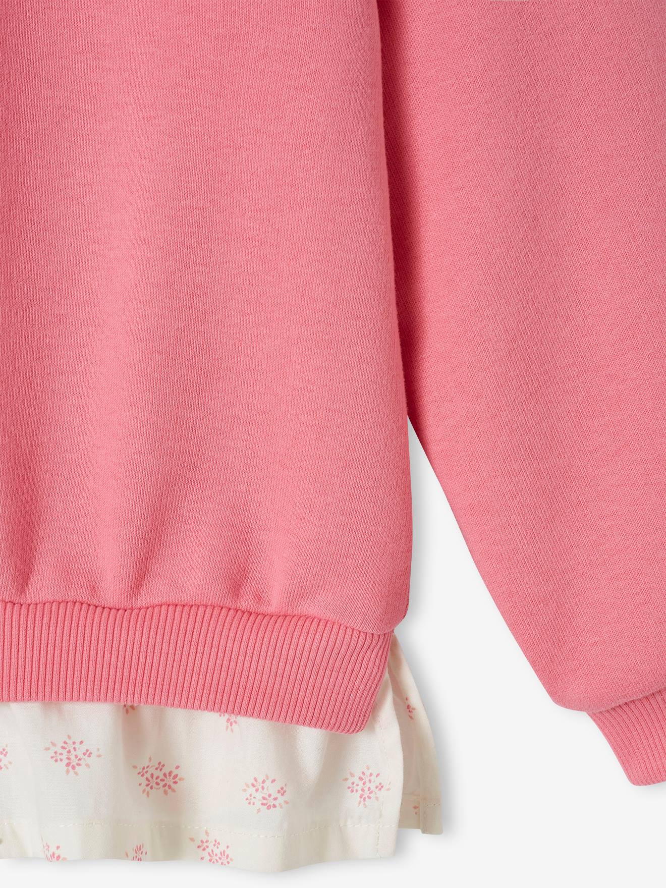 Sweat à Capuche Zippé En Tricot Harley-Davidson Pour Petites Filles - Rose Et Gris / 4 Ans Et 6