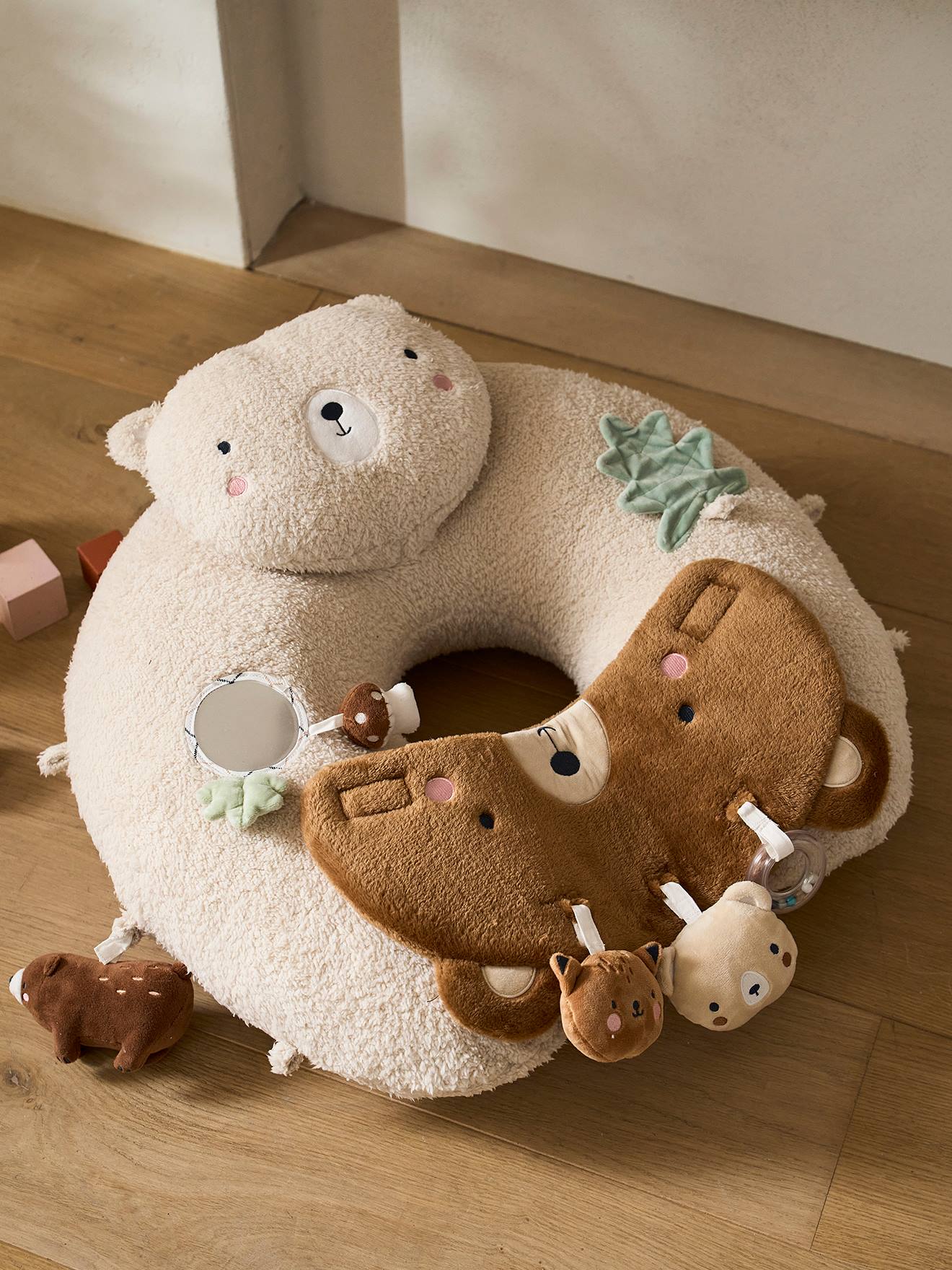 Coussin bébé des découvertes green forest (Vertbaudet) - Image 1