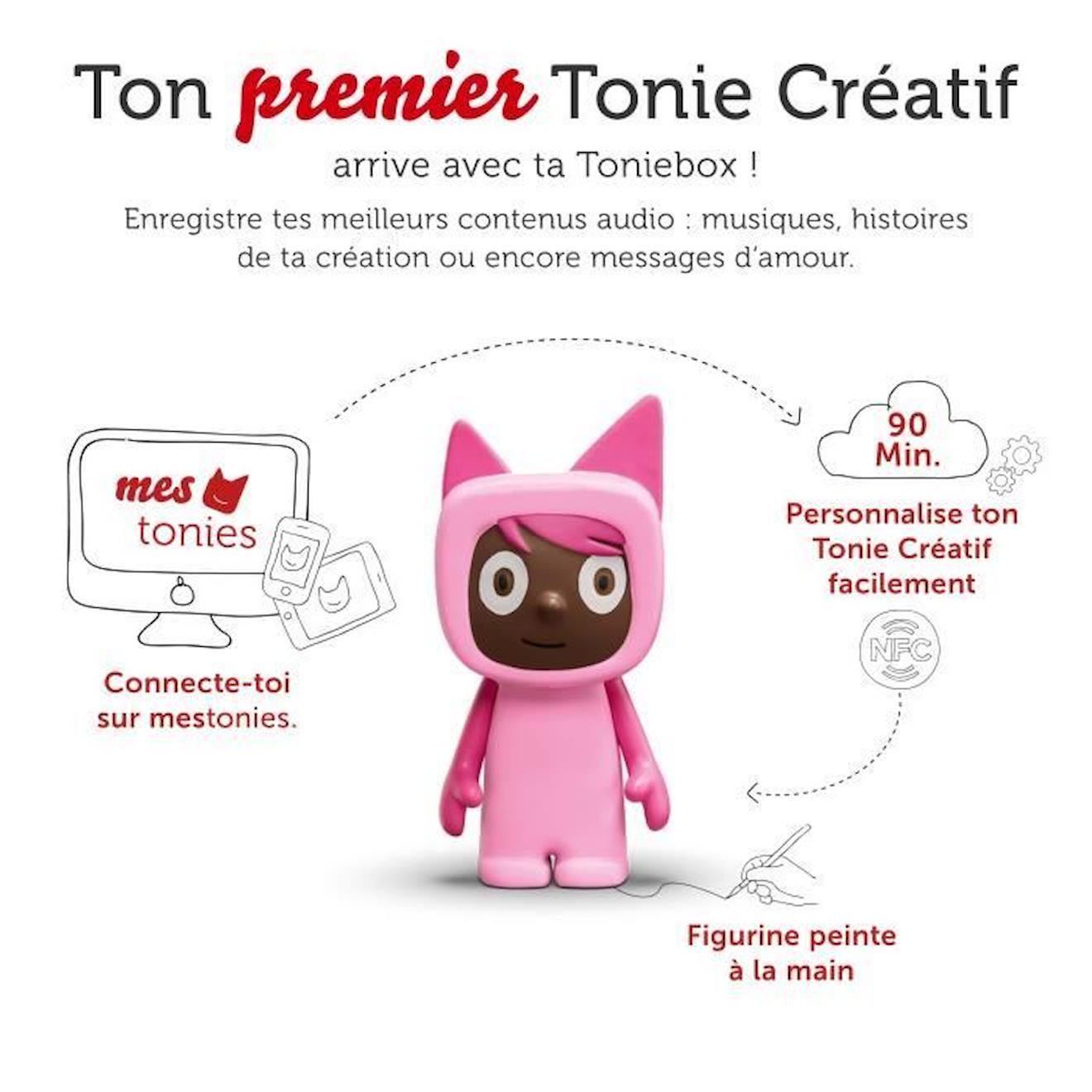 tonies® - Mon Premier Coffret Toniebox - Rose - Conteuse d