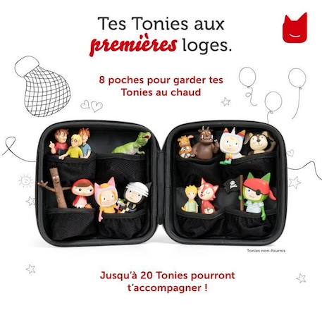 Mallette de transport Tonie-Balade Granite pour Figurines Tonie GRIS 3 - vertbaudet enfant 