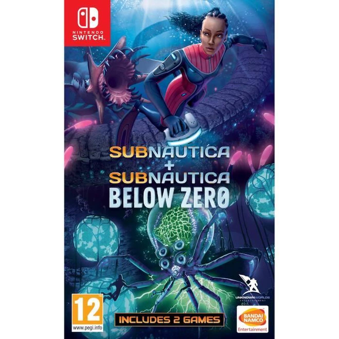 Subnautica + Subnautica Below Zero Jeu Switch Blanc