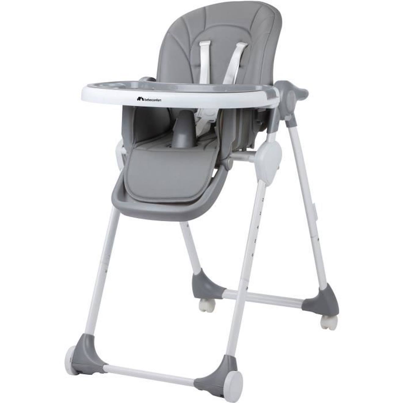 BEBECONFORT Looky Chaise haute bébé, évolutive multi-positions, De 6 mois à  3 ans (15kg),Warm gray gris - Bébé Confort