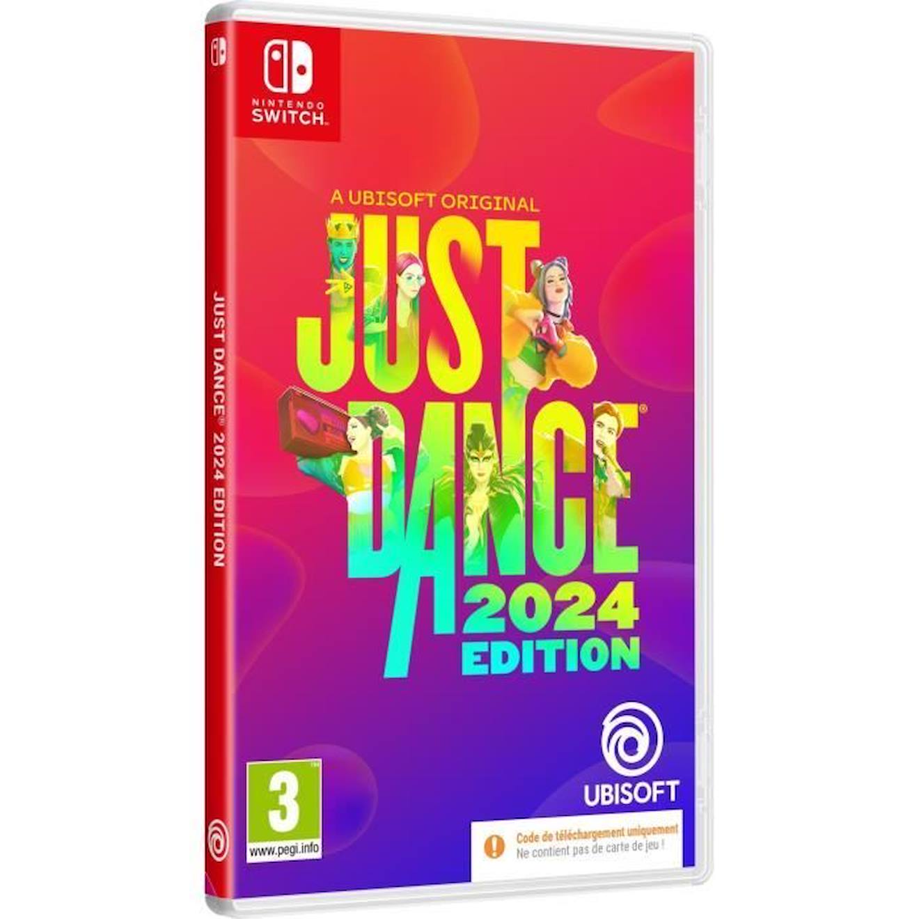 Just Dance 2024 Edition - Jeu Nintendo Switch (code Dans La Boîte) Blanc