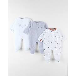 Set de 3 pyjamas dors-bien imprimé ours  - vertbaudet enfant