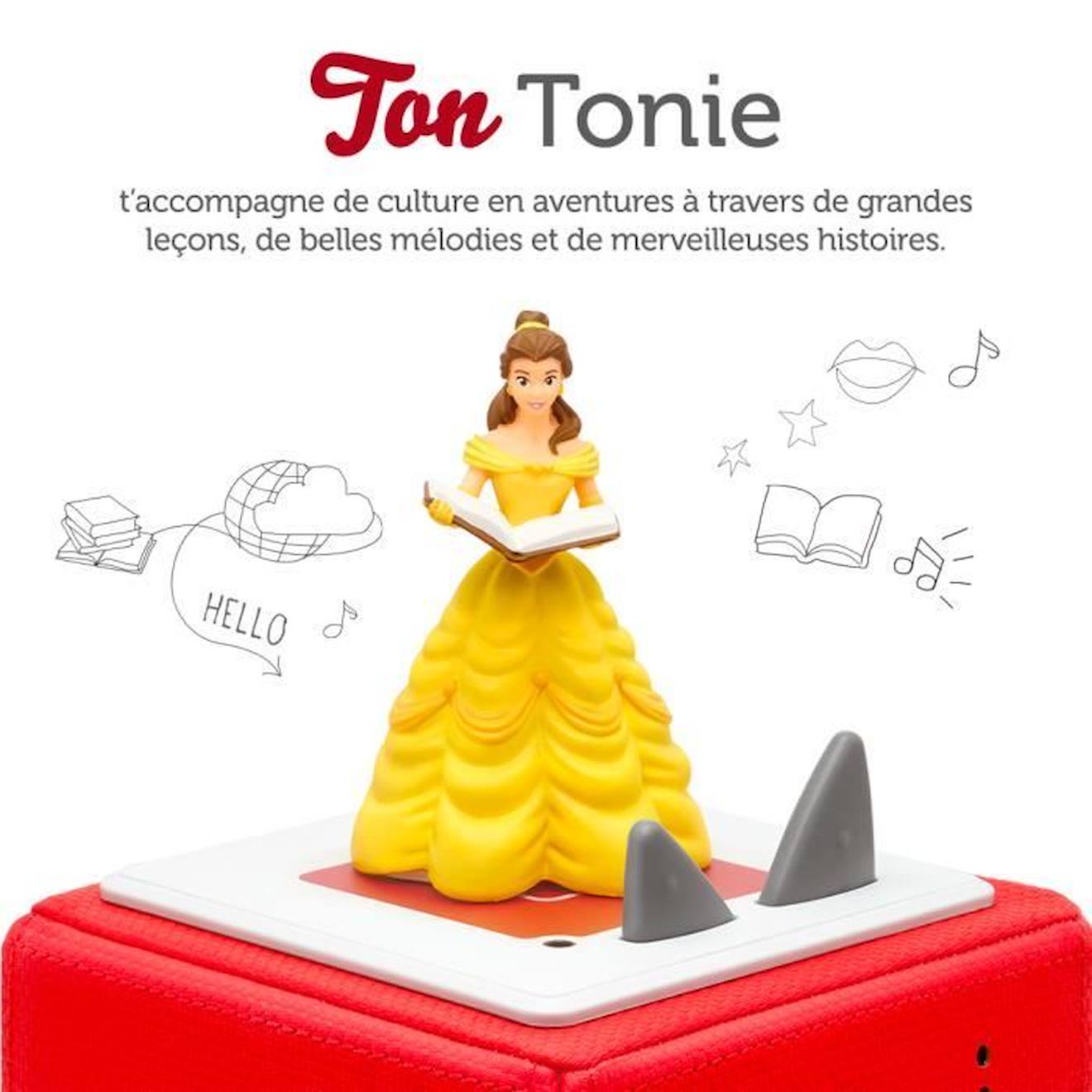 tonies® - Figurine Tonie - Disney - Belle - Figurine Audio pour Toniebox  jaune - Tonies