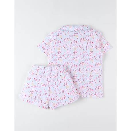 Pyjama 2 pièces imprimé fleuri en jersey BEIGE 4 - vertbaudet enfant 