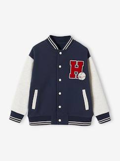 Sweat garçon molleton style teddy badge en bouclettes.  - vertbaudet enfant