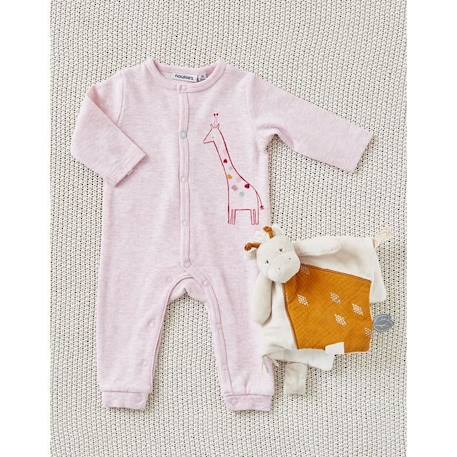Bébé-Salopette, combinaison-Pyjama sans pied girafe en jersey