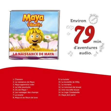 tonies® - Figurine Tonie - Maya L'Abeille - Maya L'Abeille - Figurine Audio pour Toniebox JAUNE 4 - vertbaudet enfant 
