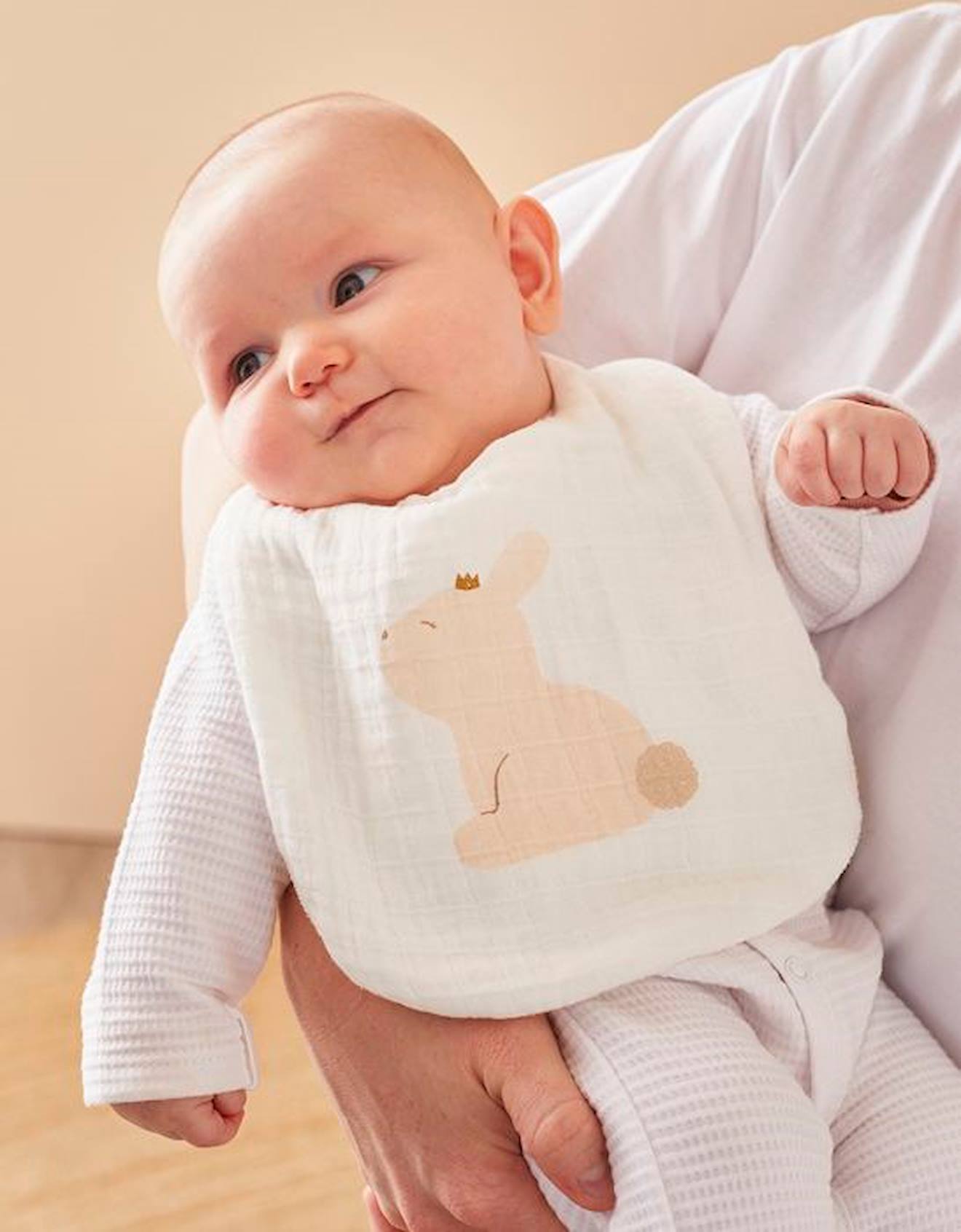 Bavoirs en coton doux pour bébé, blouse d'alimentation pour